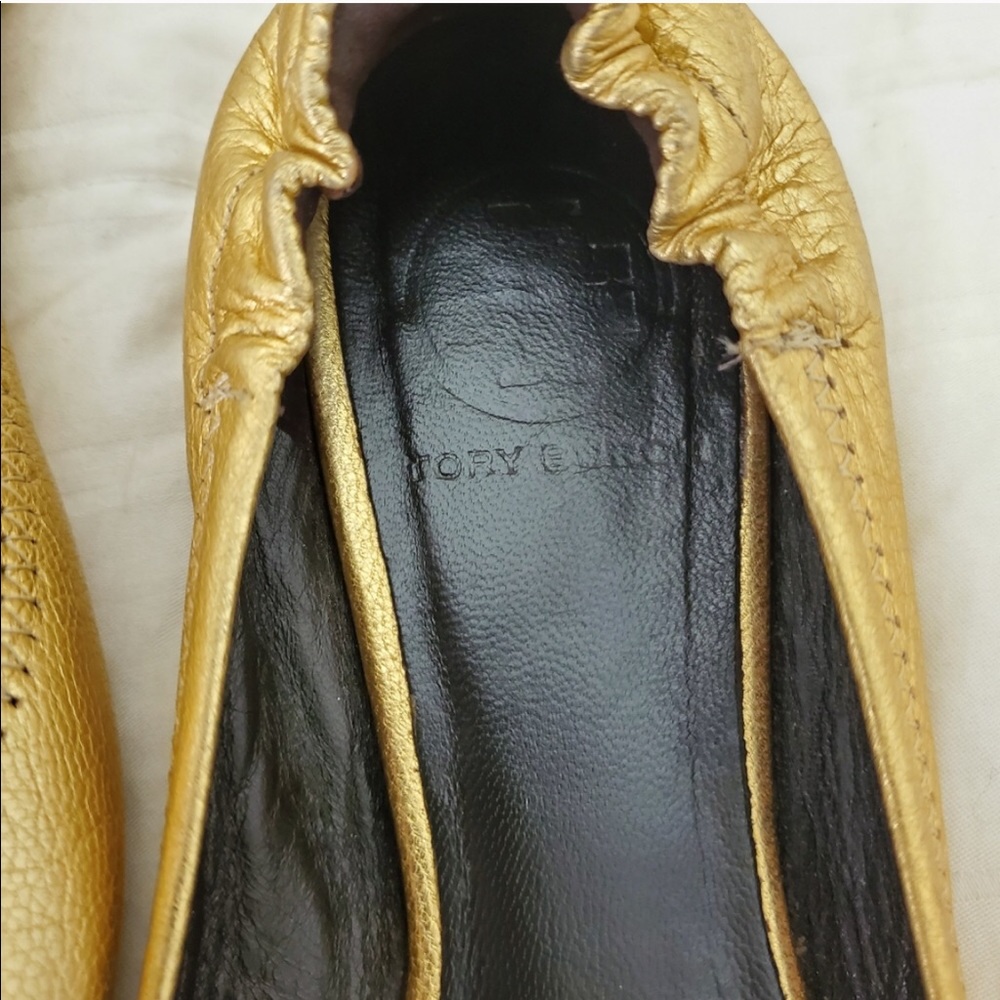 Tory Burch Gold Flats - Picture 7 of 7